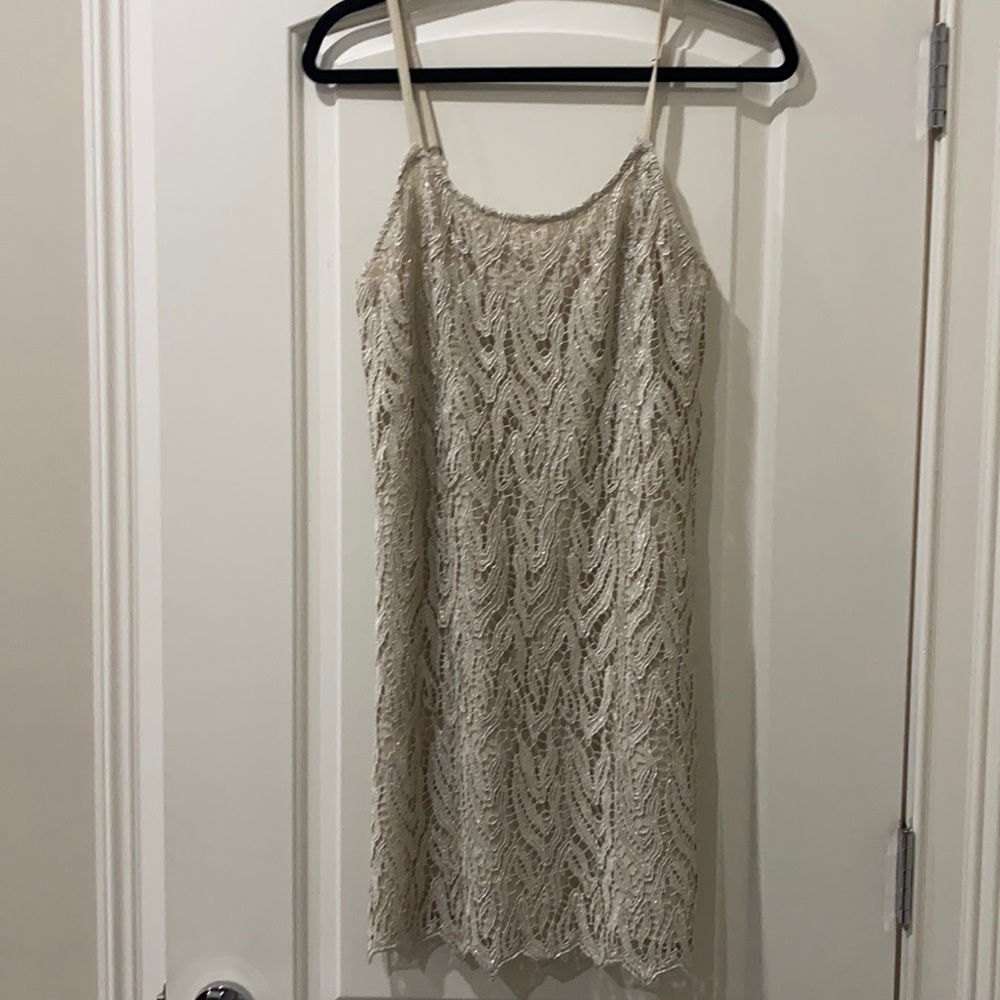 Alice and Olivia crochet dress